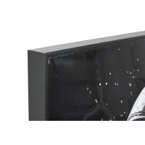 Bild Home ESPRIT Blau Schwarz Moderne Astronaut Lackierung 100 x 4 x 100 cm (2 Stück)
