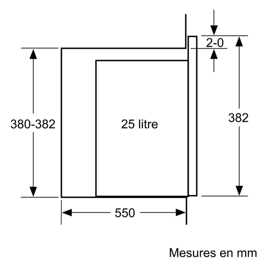 Micro-ondes BOSCH Noir 900 W 25 L