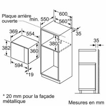 Micro-ondes BOSCH Noir 900 W 25 L
