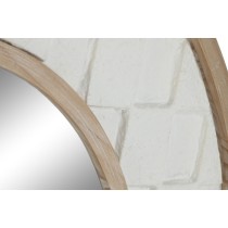 Miroir mural Home ESPRIT Blanc Naturel Scandi