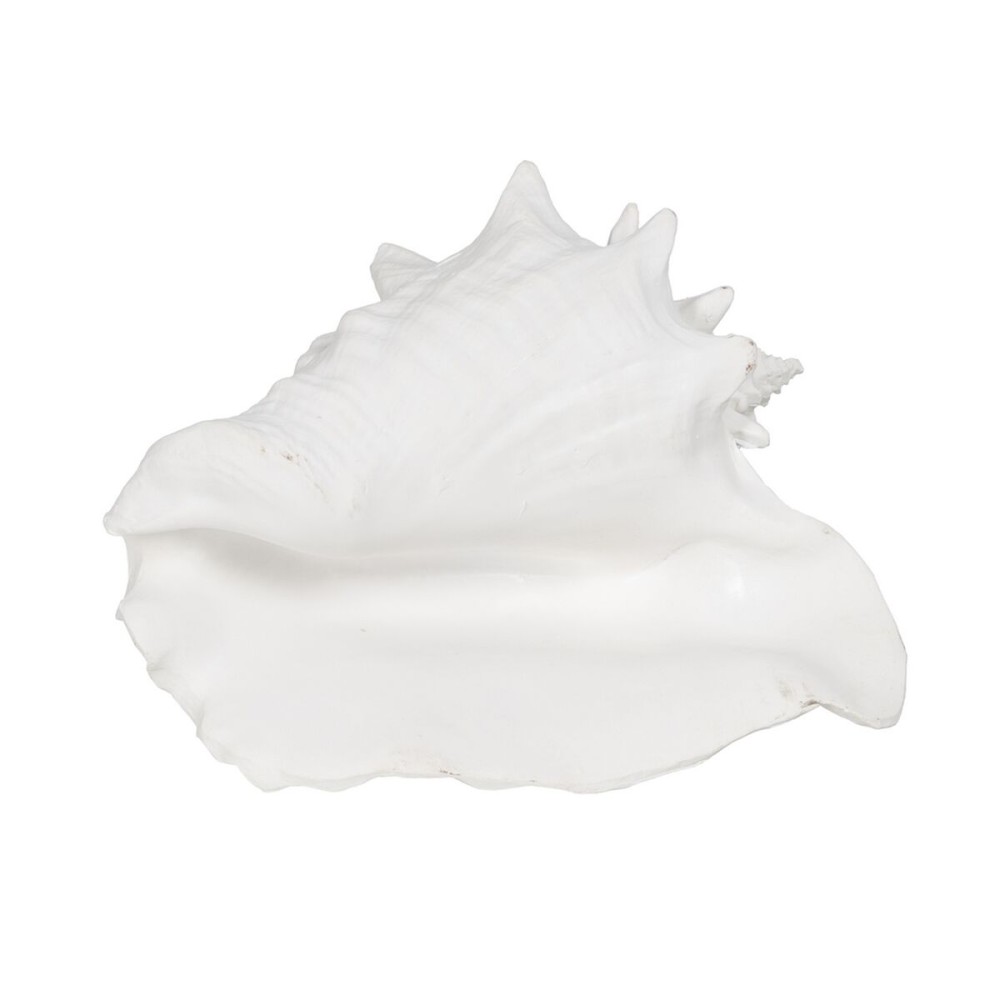 Decorative Figure White Snail 21 x 19 x 13 cm