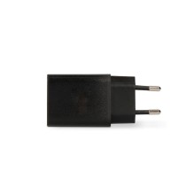 Wall Charger + USB A to USB C Cable KSIX USB Black