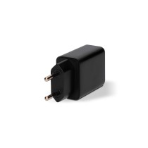 Wandladegerät + USB A zu USB-C-Kabel KSIX USB Schwarz