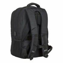 Laptop- und Tablet-Rucksack mit USB-Anschluss Safta 15,6'' Schwarz 30 x 43 x 16 cm