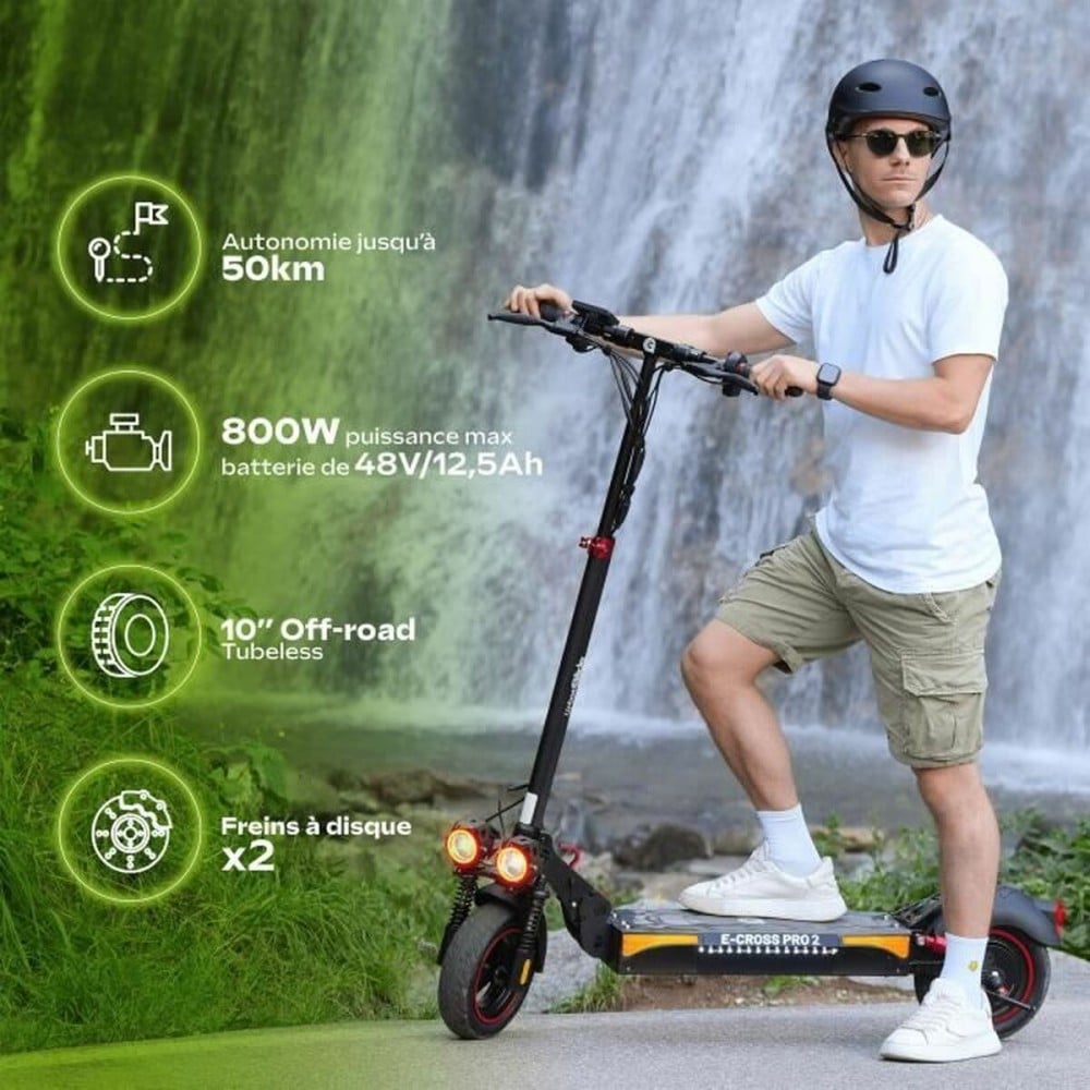 Elektroroller Urbanglide ECROSS PRO 2 Schwarz 25 km/h 800 W