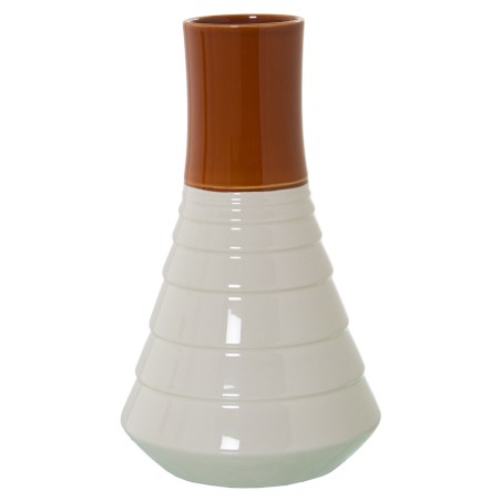 Vase Alexandra House Living Creme Terrakotta aus Keramik 18 x 18 x 33 cm