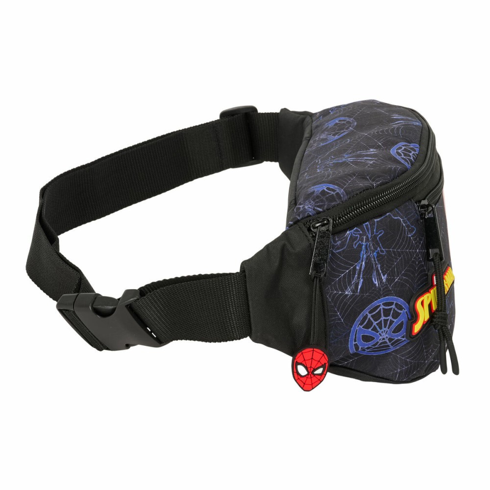 Belt Pouch Spider-Man Attack Black 23 x 12 x 9 cm