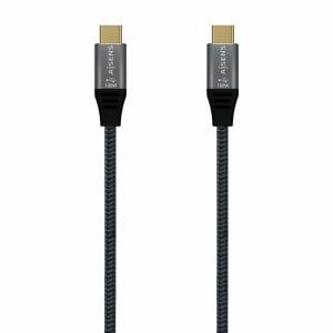 USB-C Cable Aisens A107-0629 2 m Grey (1 Unit)