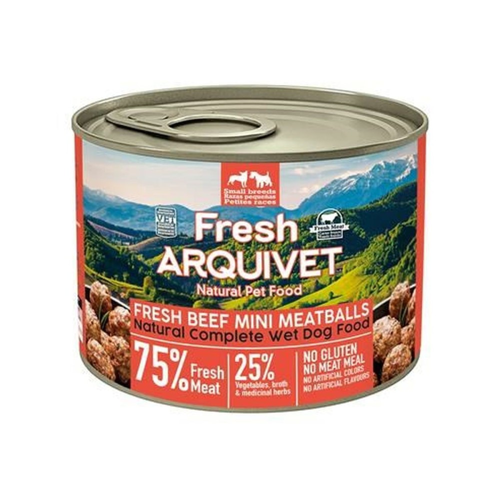 Wet food Arquivet Fresh Beef Mini Beef 200 g