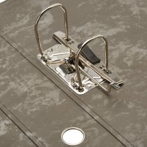 Reliure à anneaux Liderpapel AZ50 Gris A4