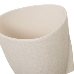 Vase Alexandra House Living Beige Céramique Visage Tacheté 23 x 23 x 43 cm