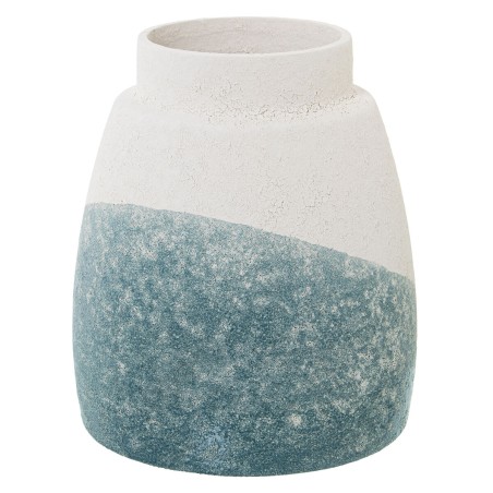 Vase Alexandra House Living Blau Beige aus Keramik 16 x 16 x 24 cm