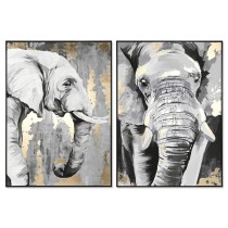 Canvas DKD Home Decor polystyrene Canvas 100 x 4 x 140 cm