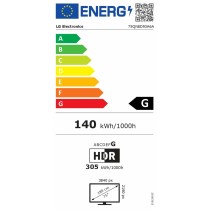 TV intelligente LG 75QNED93A6A.AEUQ 4K Ultra HD 75" LED HDR AMD FreeSync QNED