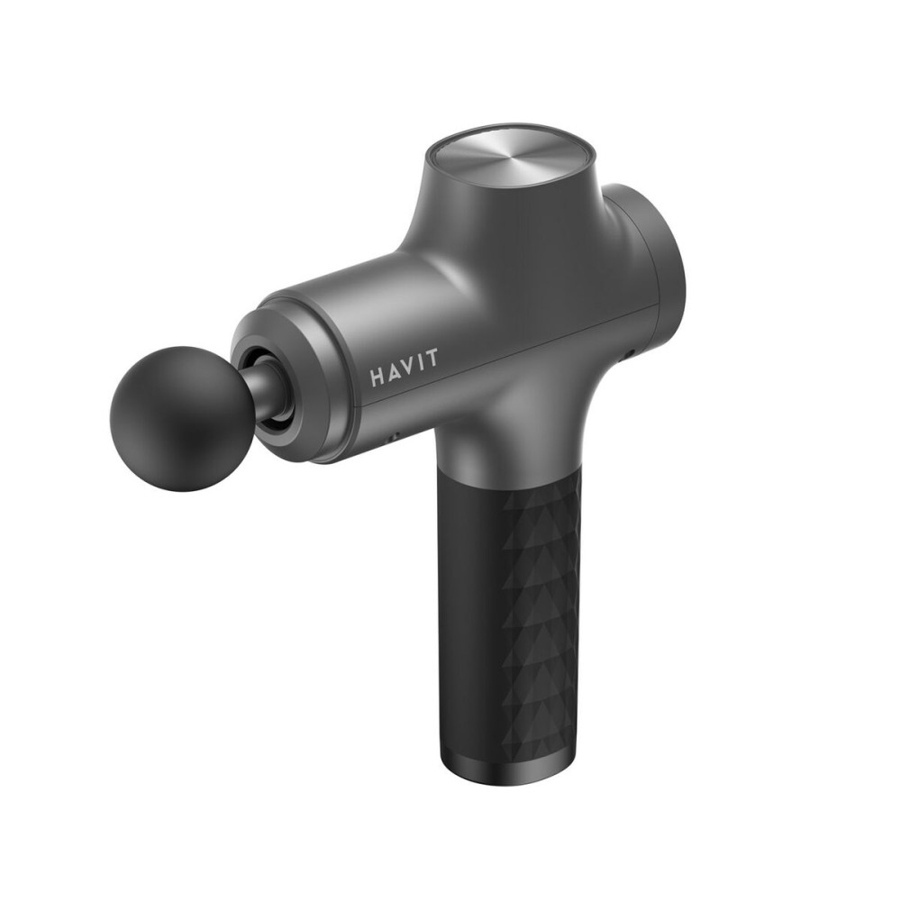Pistolet de massage pour la relaxation et la récupération musculaire Havit MG1503 Noir 1800 mAh