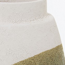 Vase Alexandra House Living Bleu Beige Céramique 16 x 16 x 24 cm