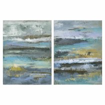 Canvas DKD Home Decor Canvas MDF Wood 60 x 2,5 x 80 cm