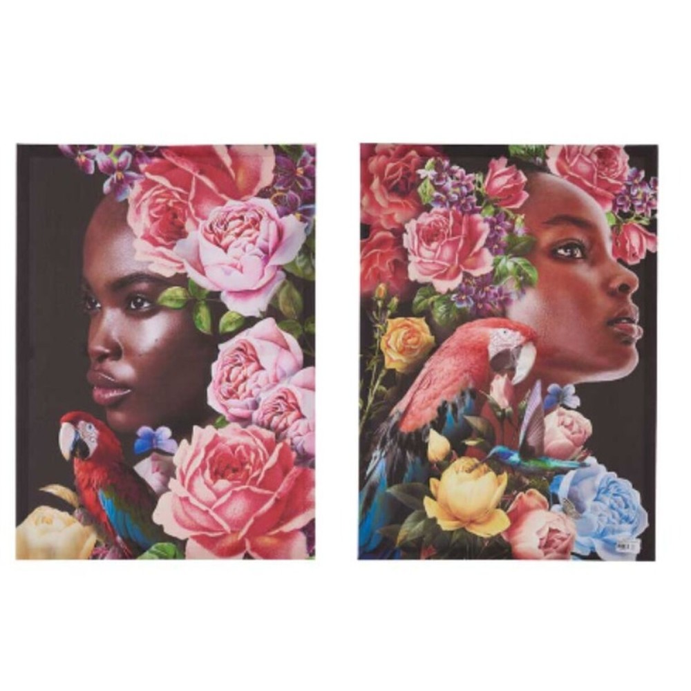Canvas Gift Decor PC342267 Canvas 50 x 3 x 70 cm 70 x 50 x 1,5 cm Lady