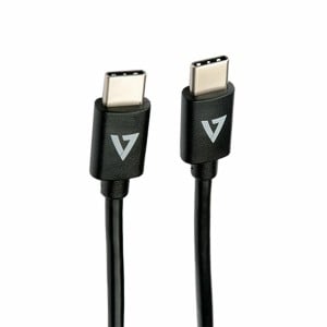 USB-C-Kabel V7 V7USB2C-1M Schwarz 1 m (1 Stück)