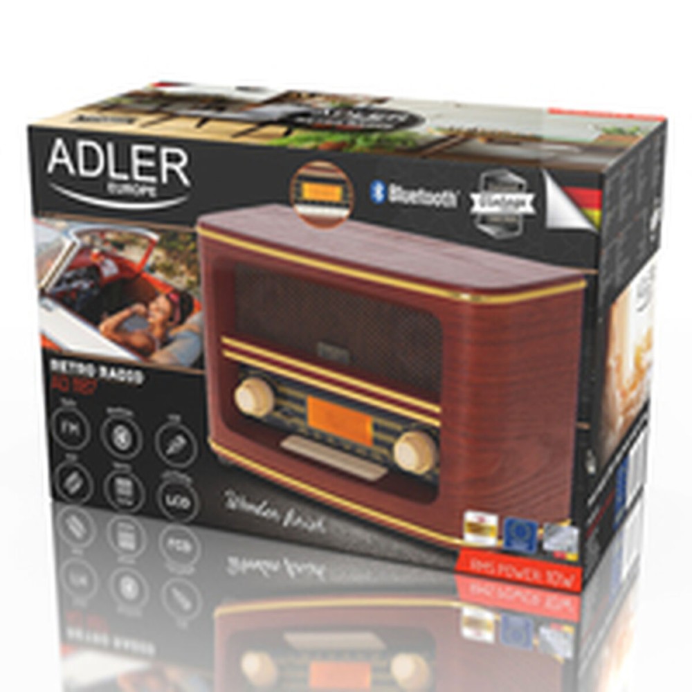 Radio Adler AD 1187 Braun Holz
