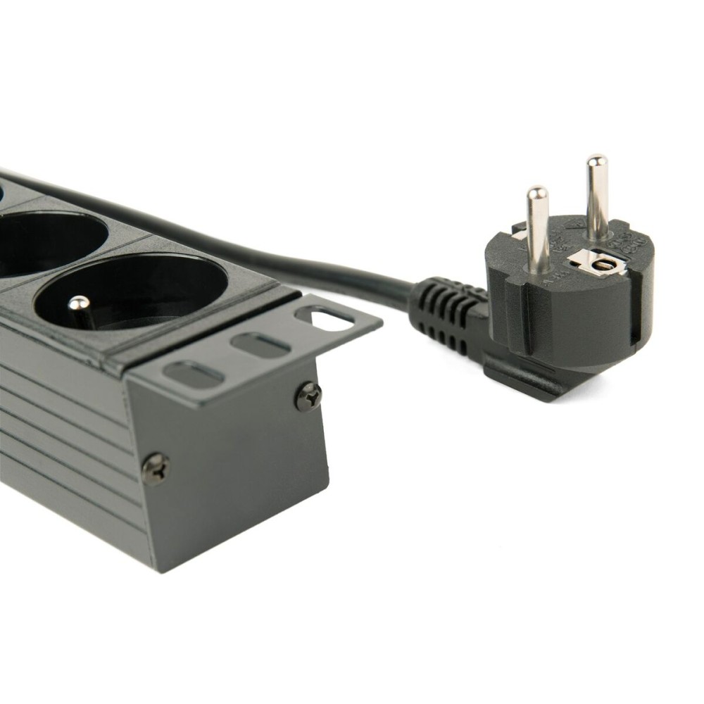 Schuko 19" 8 Steckerleiste mit An/Aus Schalter GEMBIRD EG-PDU-014-F (3 m)