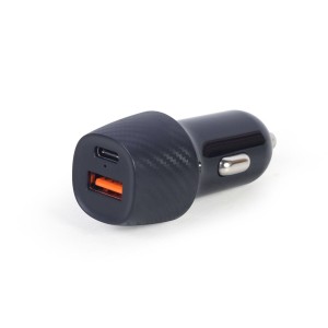 Chargeur de voiture GEMBIRD TA-U2QC3-CAR-02 Noir