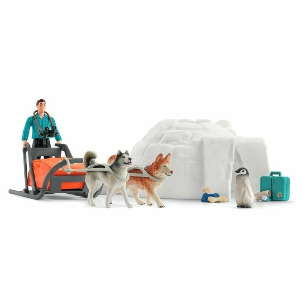Playset Schleich 42558 Wild Life Antarctica Expedition Set 16 Stücke 19 Stücke