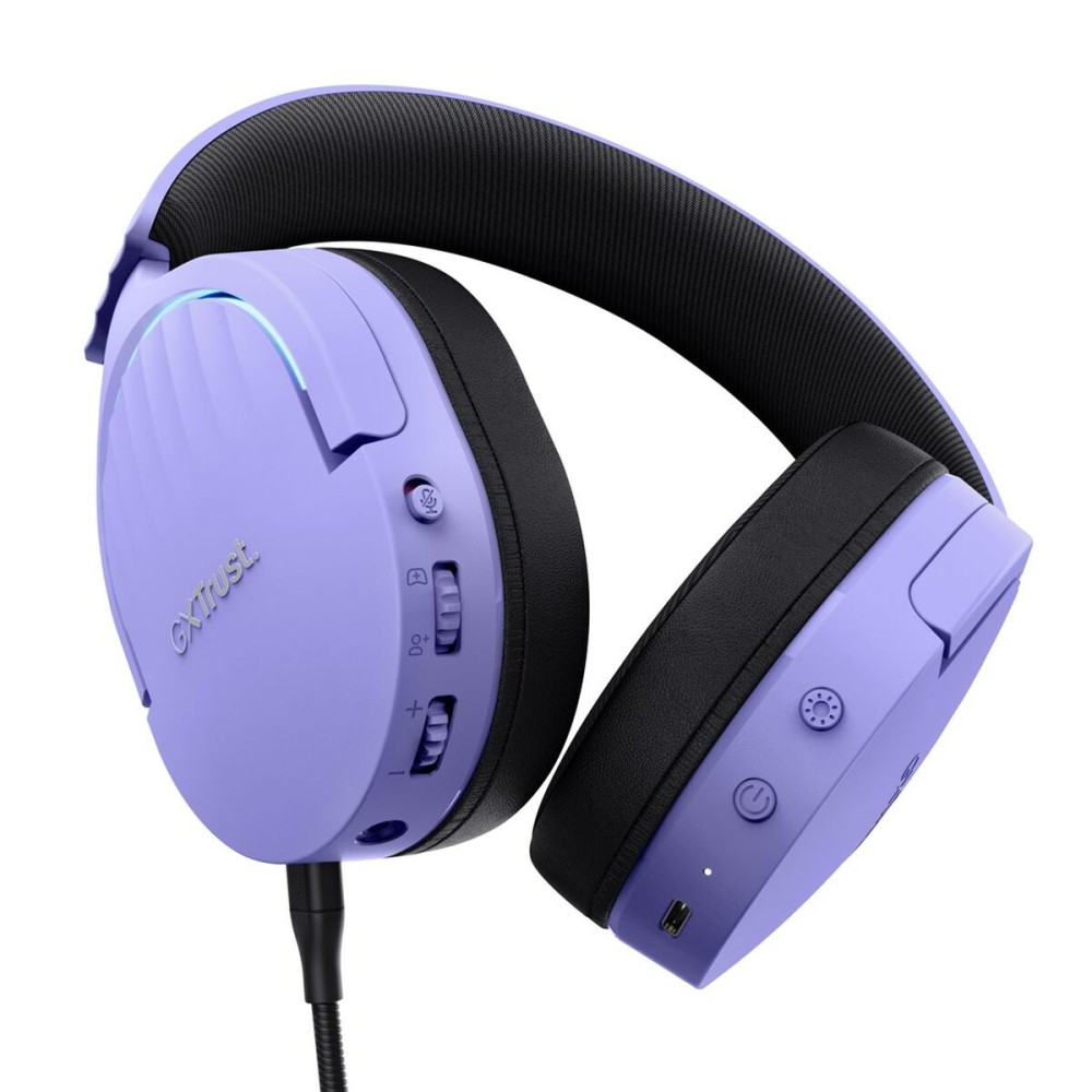 Casques avec Micro Gaming Trust 25305 Noir Multicouleur Pourpre