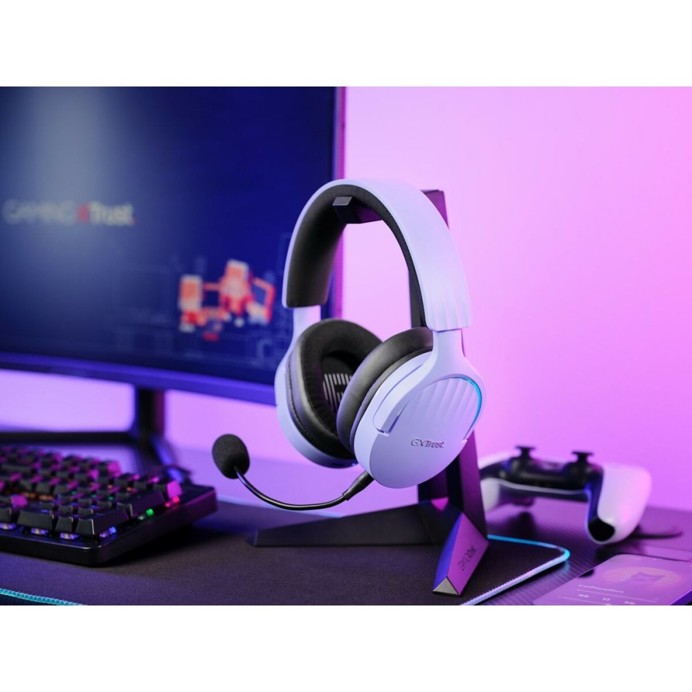 Casques avec Micro Gaming Trust 25305 Noir Multicouleur Pourpre