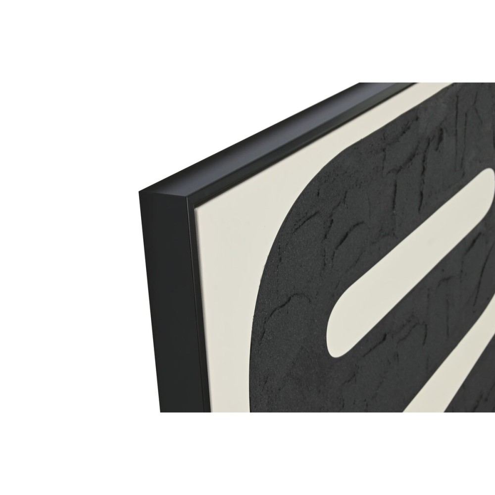 Painting Home ESPRIT Ciao White Black Modern 103 x 4,5 x 143 cm 103 x 4 x 143 cm