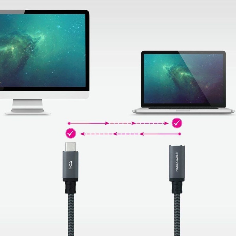 Câble USB NANOCABLE 10.01.4501-L150-COMB