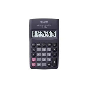Taschenrechner Casio HL-815L-BK BOX Schwarz Kunststoff