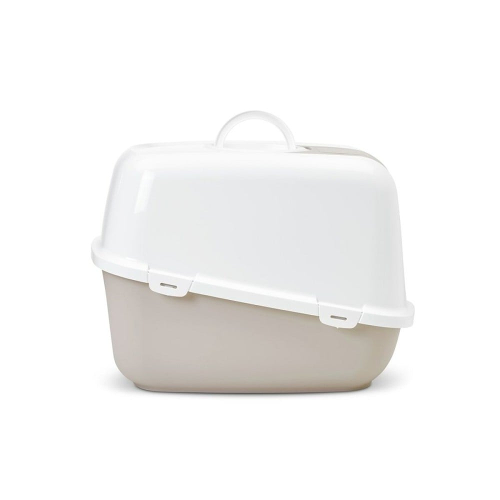 Cat Litter Box Savic White Coffee Plastic 48,5 x 46,5 x 66,5 cm (11 Units)