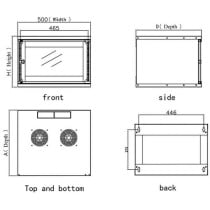 Armoire Murale Rack Techly 023608