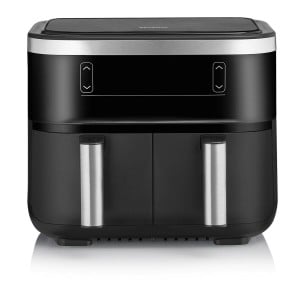 Heißluftfritteuse Severin FR 2453 Schwarz Silberfarben 2850 W
