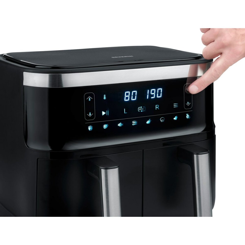 Friteuse à Air Severin FR 2453 Noir Argenté 2850 W
