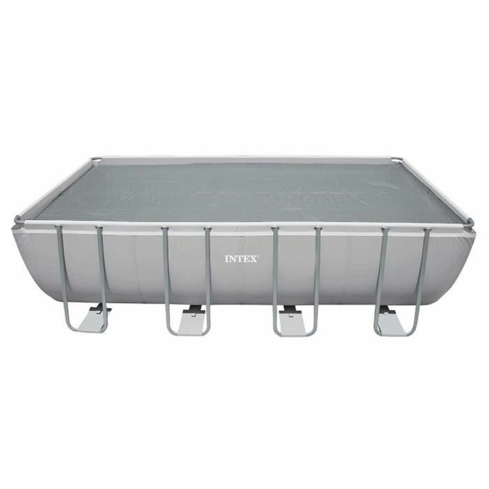 Poolabdeckung Intex Grau