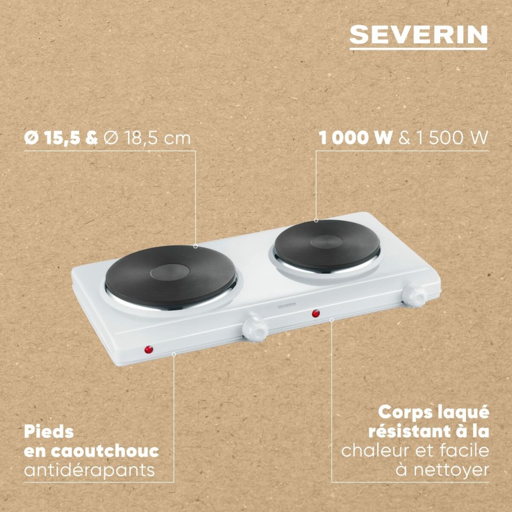 Plaque de cuisson Severin DK 1042 1500 W 2500 W