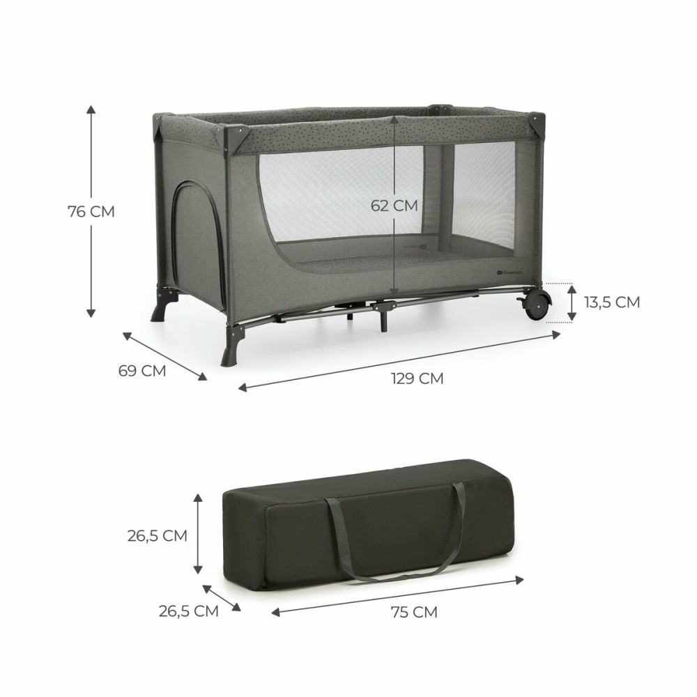 Babybettchen Kinderkraft KLJOY02DGR00000