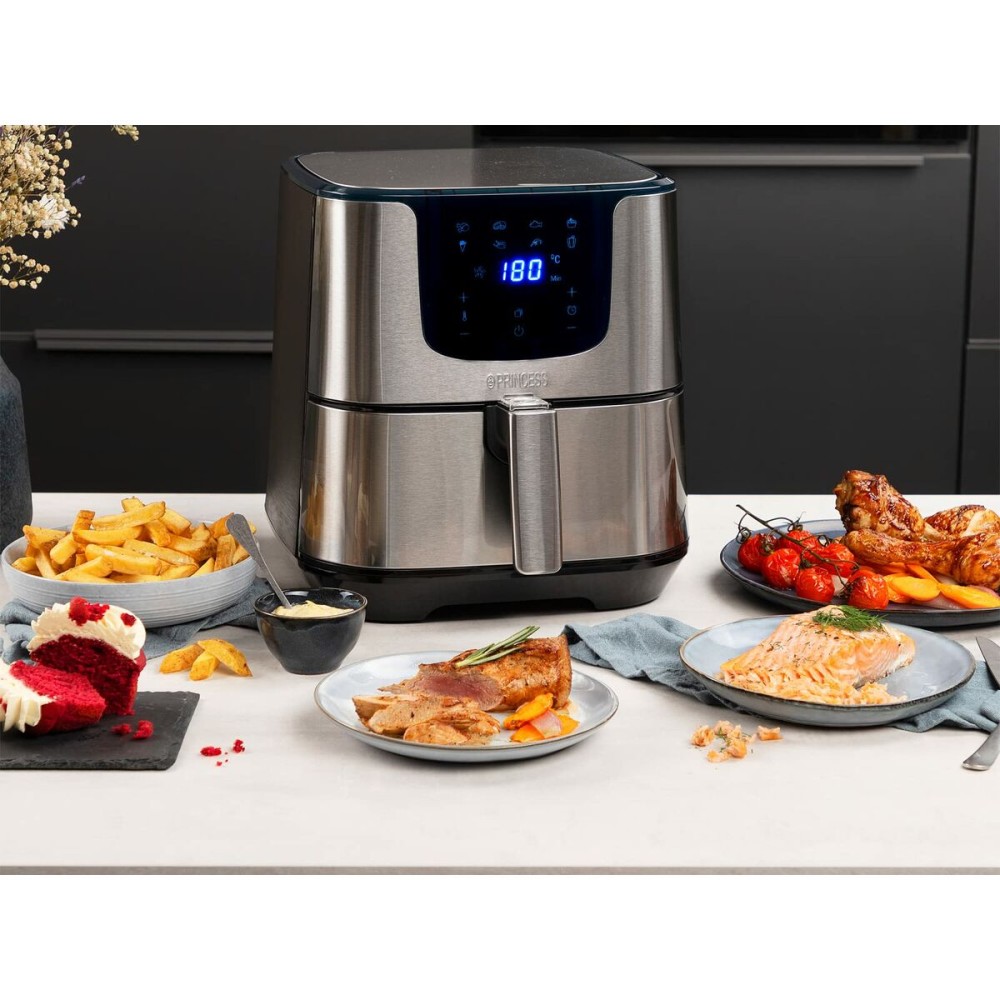 Heißluftfritteuse Princess 182060 1700 W 5,5 L Silberfarben
