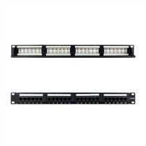 Schalter für das Netz mit Schaltschrank NANOCABLE 10.21.4124 Schwarz