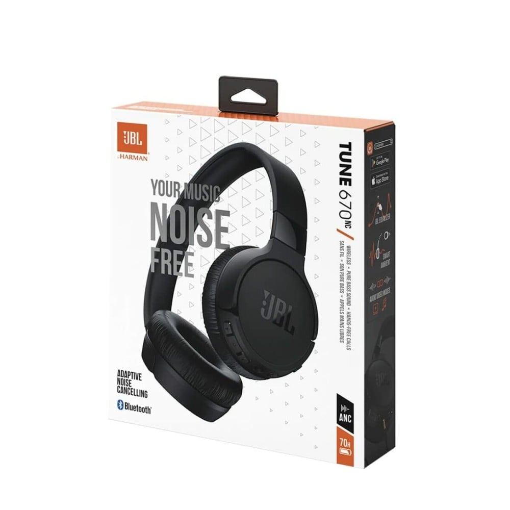 Casques avec Microphone JBL JBLT670NCBLK Noir