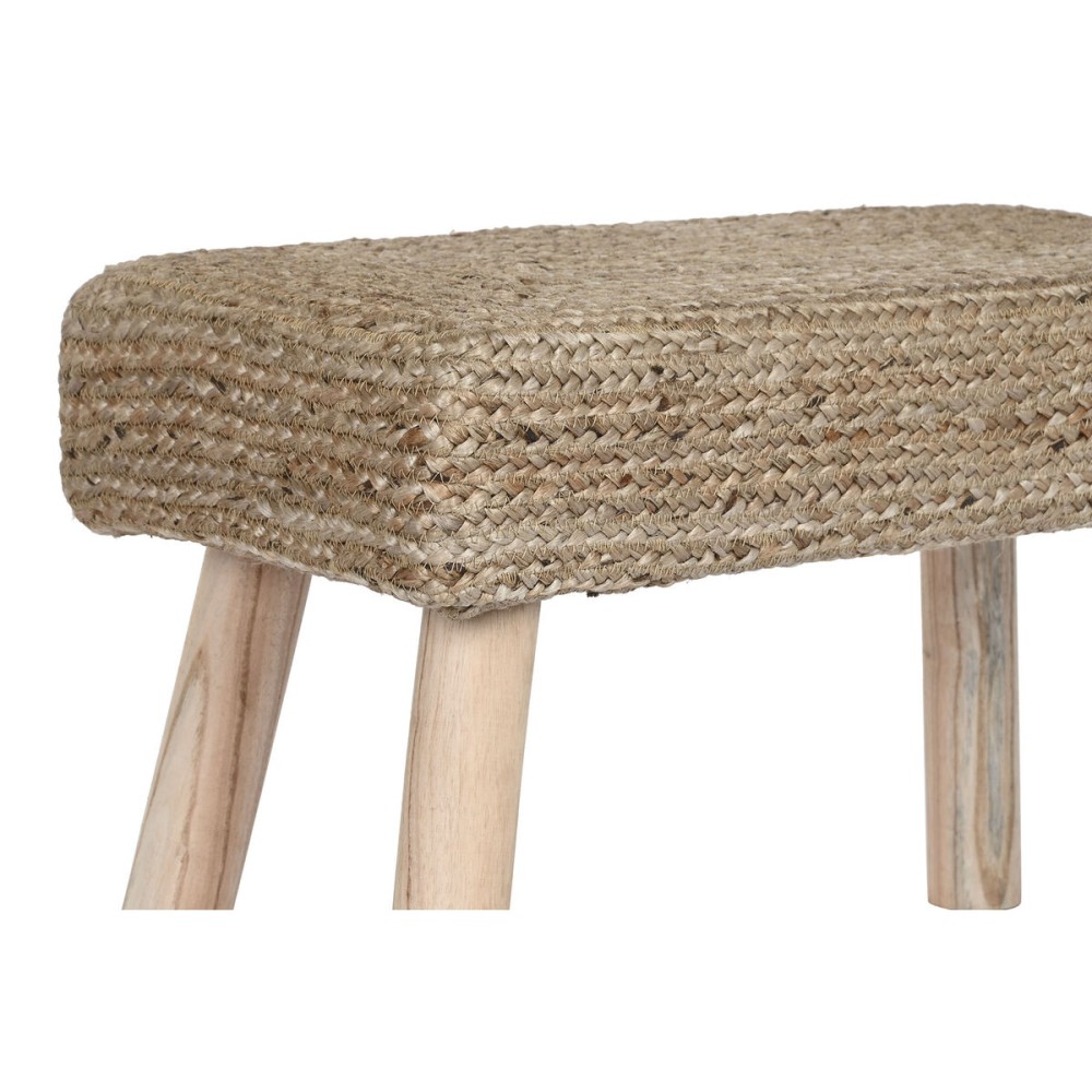 Fußstütze DKD Home Decor Braun Jute natürlich Urban 60 x 30 x 40 cm