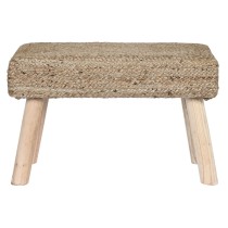 Fußstütze DKD Home Decor Braun Jute natürlich Urban 60 x 30 x 40 cm