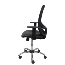 Chaise de Bureau Piqueras y Crespo 10CCRRN Noir Avec accoudoirs