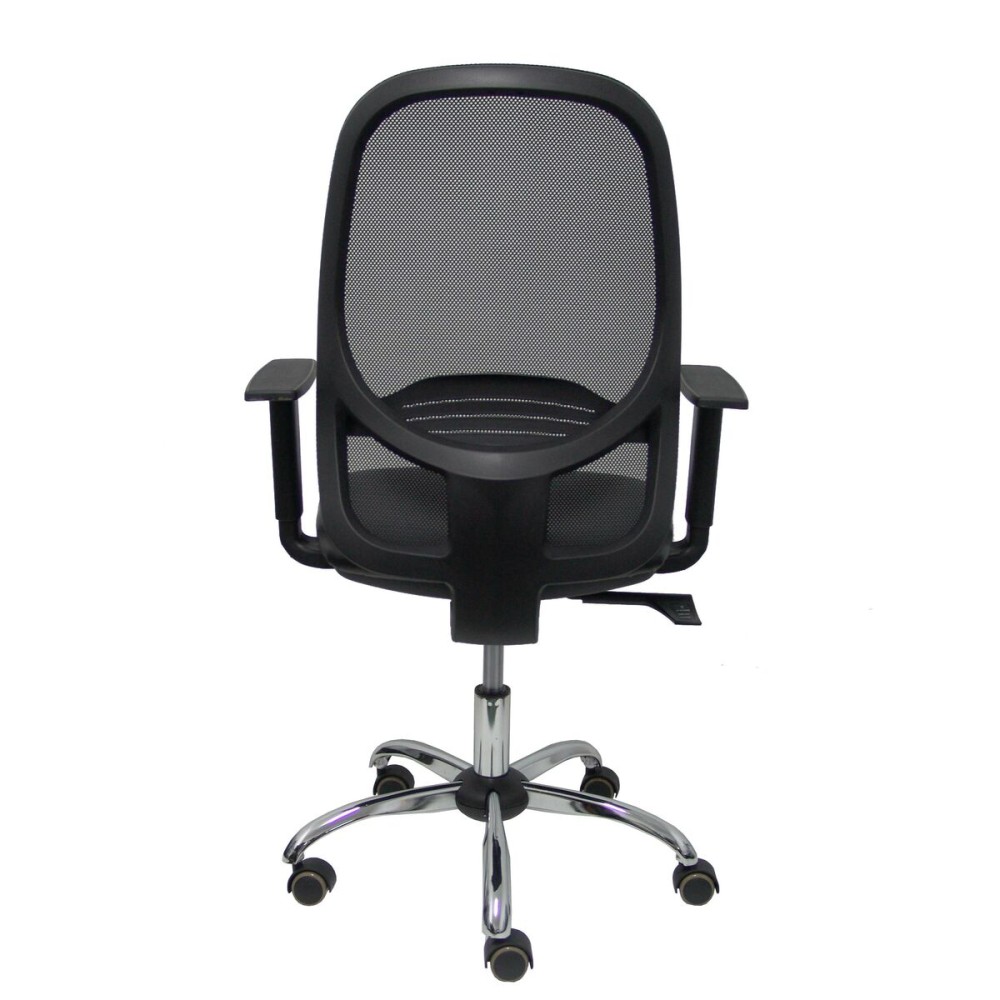 Chaise de Bureau Piqueras y Crespo 10CCRRN Noir Avec accoudoirs