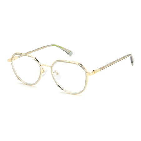 Unisex' Spectacle frame Polaroid PLD-D455-G-J5G Gold Ø 53 mm