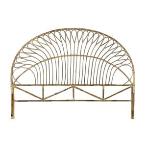 Headboard DKD Home Decor Natural Rattan 177 x 4 x 131 cm