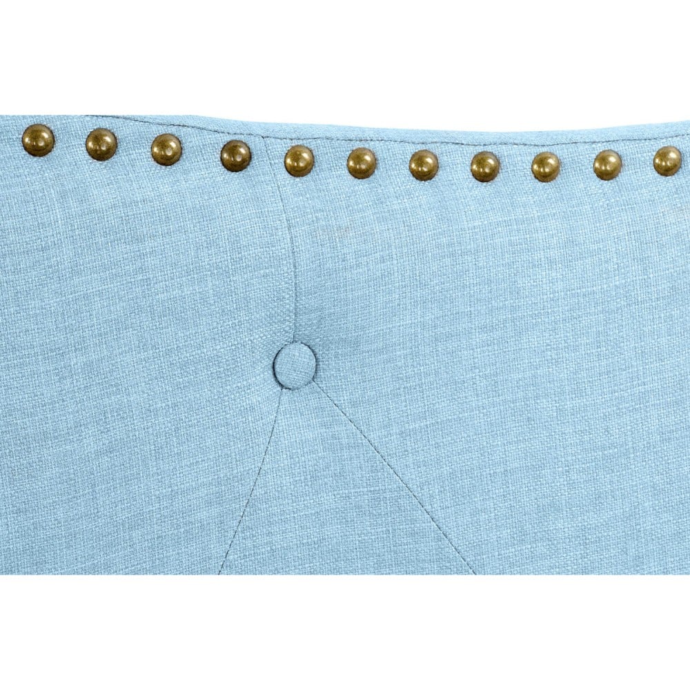 Kopfende des Betts DKD Home Decor Blau Beige Celeste Kautschukholz 146 x 6 x 68 cm