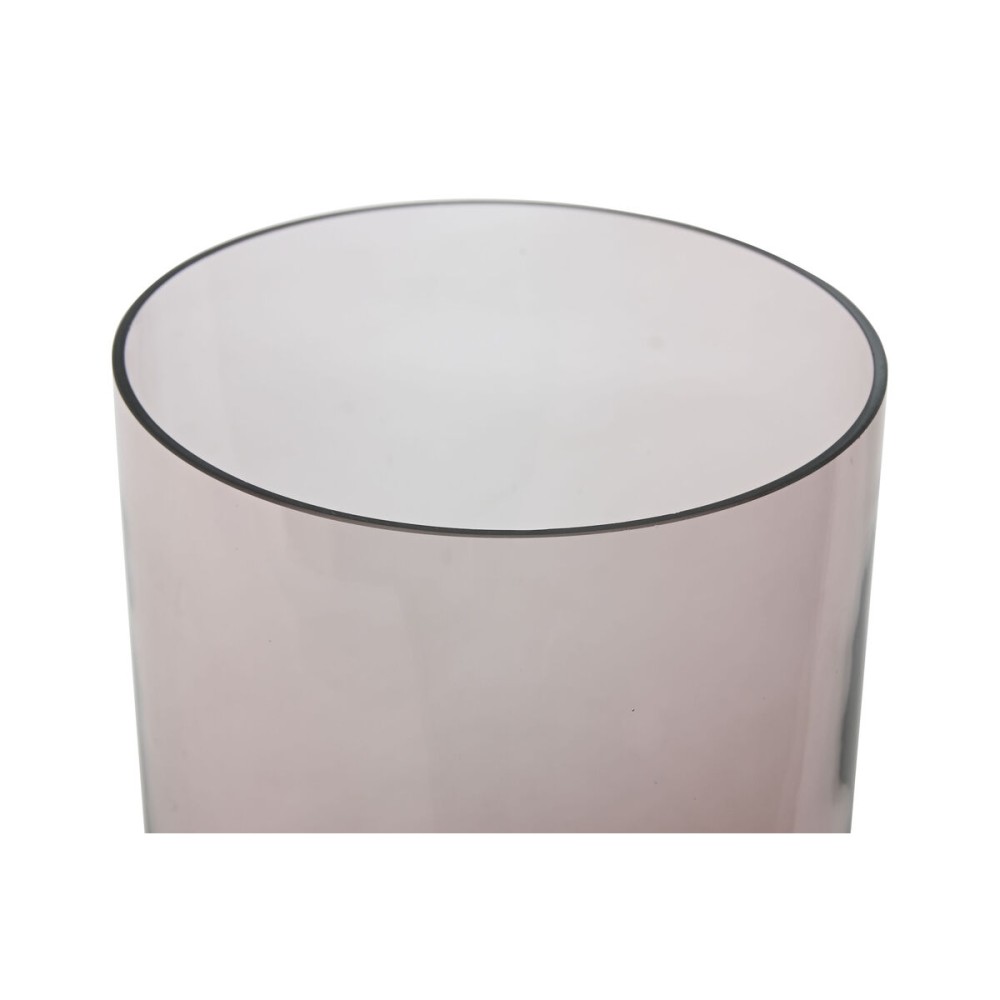 Vase Home ESPRIT zweifarbig Kristall 15 x 15 x 32 cm